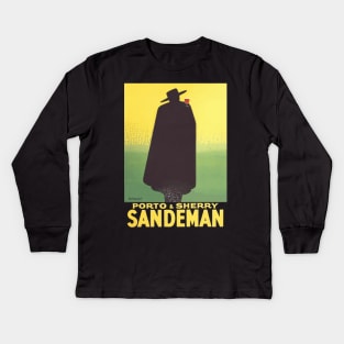 Sandeman, From Vintage Port & Sherry Advertisement Kids Long Sleeve T-Shirt